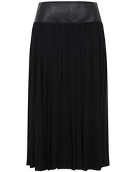 Alaïa - Alaia Wide Belted Skirt - Lyst