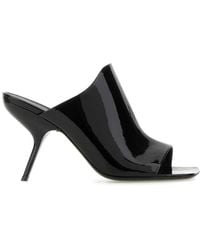 Ferragamo - Back Leather Slide Mules - Lyst