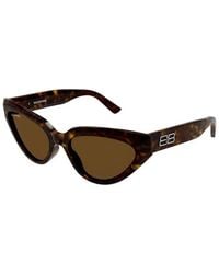 Balenciaga - Acetate Havana Sunglasses - Lyst