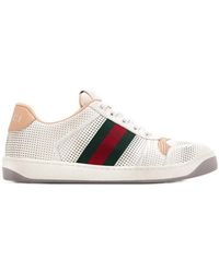 Gucci - Sneakers With Web Band - Lyst