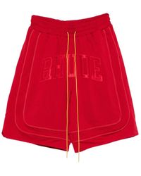 Rhude - Collegiate Logo Mesh Shorts - Lyst