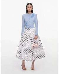 Self-Portrait - Flower Knit Cardigan - Lyst