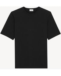 Saint Laurent - Classic Cotton T-Shirt - Lyst