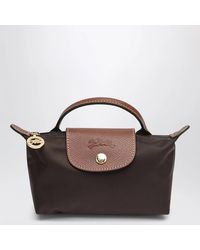 Longchamp - Le Pliage Original Pebble Clutch Bag Moka - Lyst