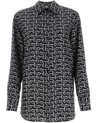 Burberry - Silk Shirt - Lyst