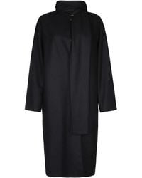 Harris Wharf London - Scarf Coat Cashmere Blend - Lyst