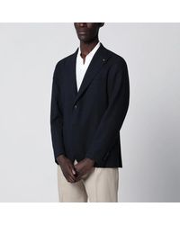 Tagliatore - Single-Breasted Textured Wool Jacket - Lyst