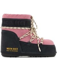 Moon Boot - Mb X Gir Icon Low Suede Beads/Rose - Lyst
