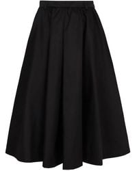 Prada - Re-Nylon Belted Midi Skirt - Lyst