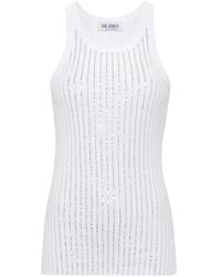 The Attico - Ribbed Jersey Tank - Lyst