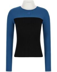 Courreges - Tricolor Jersey - Lyst
