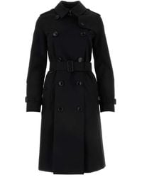 Burberry - Gabardine Heritage Kensington Trench Coat - Lyst