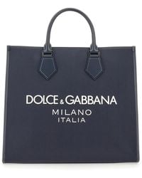 Dolce & Gabbana - Dolce & Gabbana Large Shopping Bag - Lyst