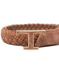 Tod's - Xcwtsb50100Re0 Cint. New T Timeless Intreccio P.30 - Lyst