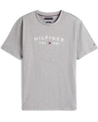 Tommy Hilfiger - T-Shirt With Big Print - Lyst