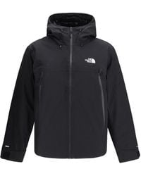 The North Face - Mountain Range Down Hooded Jacket - Lyst