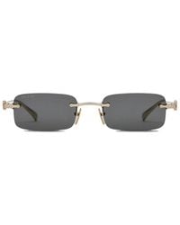 Gucci - Rectangular Frame Sunglasses - Lyst