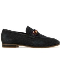 Gucci - Denim Loafers - Lyst