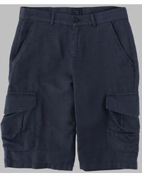 Fay - Woven Bermuda Shorts - Lyst