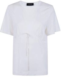 Simone Rocha - T-shirt Drape Asymmetry - Lyst
