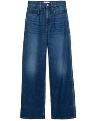 FRAME - Le High N Tight Wide Leg - Lyst