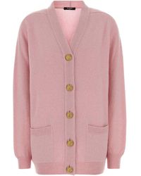 Balmain - Cashmere And Wool Cardigan - Lyst