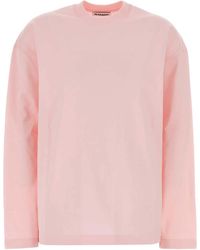 Jil Sander - T-Shirt Cn Ls Pnt - Lyst