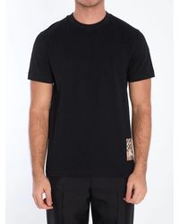 Burberry - 100% Cotton T-Shirt - Lyst