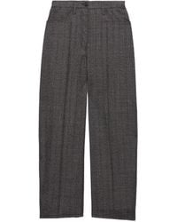 Prada - Mouliné Wool Pants - Lyst