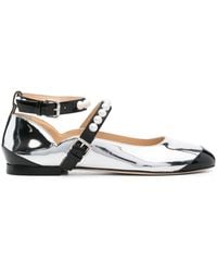 Mach & Mach - Mach & Mach Leather Bicolor Ballets - Lyst