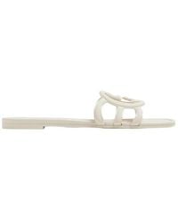 Gucci - Slider Sandal With Interlocking G - Lyst