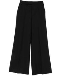 Rick Owens - Wool Wide-Leg Trousers - Lyst