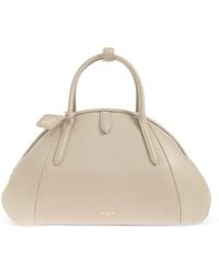 Alaïa - Alaia Top-Handle Leather Tote Bag - Lyst