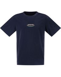Patagonia - T-Shirt With Logo On The Back - Lyst