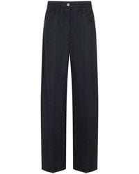 Prada - Anthracite Virgin Wool Pants - Lyst