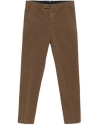 PT01 - Master Tapered Cotton Trousers - Lyst