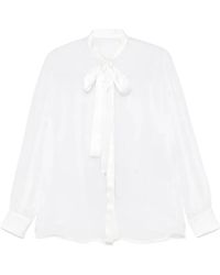 Dolce & Gabbana - Dolce & Gabbana Silk Chiffon Shirt - Lyst
