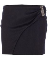 The Attico - Mini Crossover Skirt - Lyst