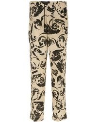 Dries Van Noten - Pritned Viscose Penny Pant - Lyst