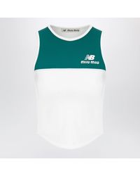 Miu Miu X New Balance - Light Technical Stretch Jersey Tank Top - Lyst