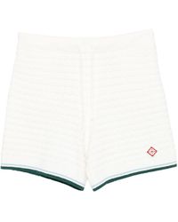 CASABLANCA - Bouclé Tennis Shorts - Lyst