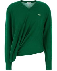 Loewe - Wool Blend Sweater - Lyst
