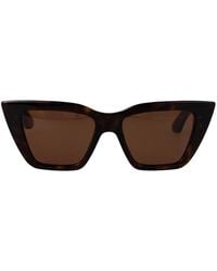 McQueen - Havana-Havana- Recycled Acetate Sunglasses - Lyst