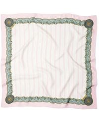 Versace - Foulard 90X90 Silk Twill Bio Print The Encore - Lyst