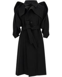 Issey Miyake - 'Calligraph' Trench Coat - Lyst