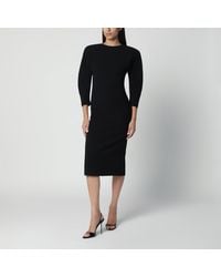 ANDAMANE - Midi Dress With Rounded Shoulders - Lyst
