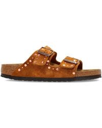 Birkenstock - Arizona Rivet Suede Two-Strap - Lyst
