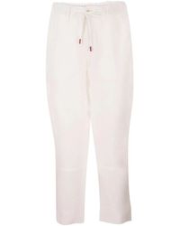Kiton - Tailored Linen Drawstring Trousers - Lyst