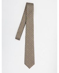 Gucci - Geometric Pattern Silk Tie - Lyst