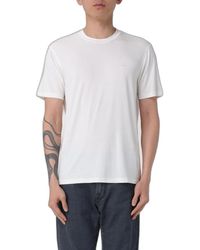 Emporio Armani - Modal And Silk Blend T-Shirt - Lyst